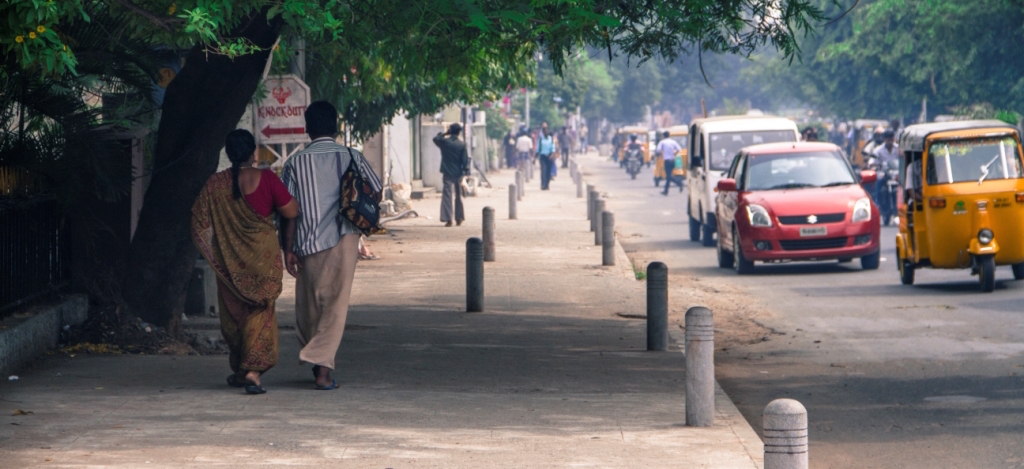 Safe and wide footpaths in Chennai